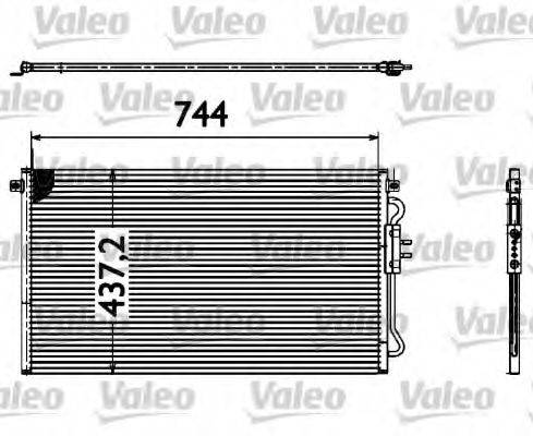 VALEO 817582 Конденсатор кондиционера