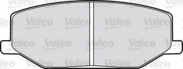 Комплект гальмівних колодок, дискове гальмо VALEO 598021