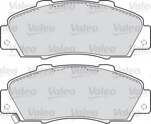 Комплект гальмівних колодок, дискове гальмо VALEO 598627