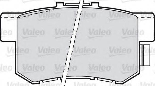 Комплект гальмівних колодок, дискове гальмо VALEO 598911