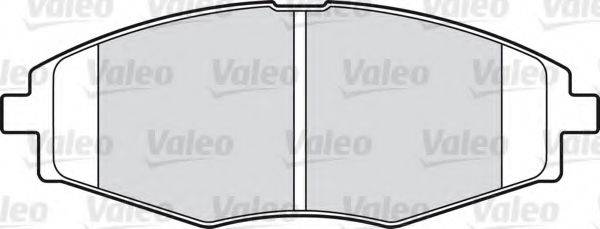 Комплект гальмівних колодок, дискове гальмо VALEO 598316