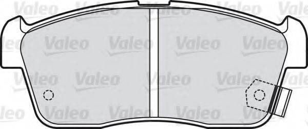 VALEO 598733 Комплект гальмівних колодок, дискове гальмо