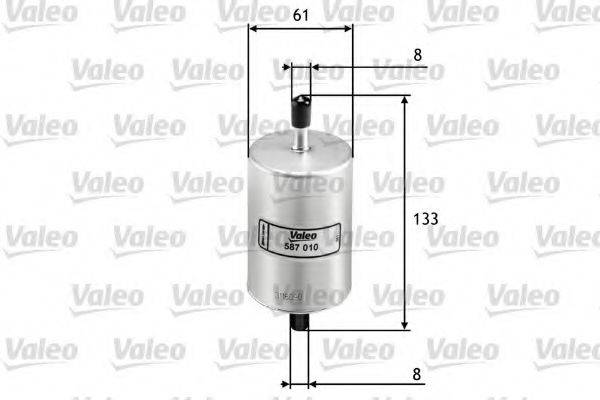 Топливный фильтр VALEO 587010