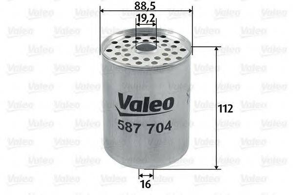 VALEO 587704 Топливный фильтр