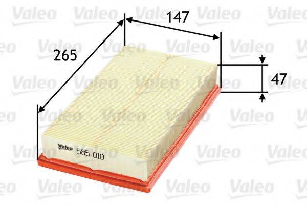 VALEO 585010 Воздушный фильтр