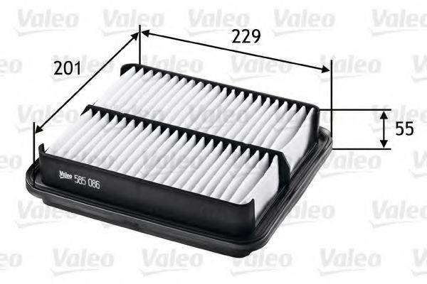 Воздушный фильтр VALEO 585086