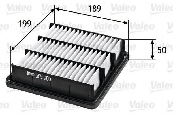 VALEO 585200 Воздушный фильтр