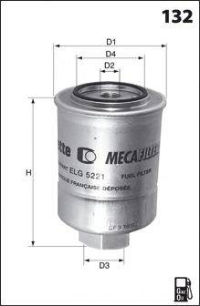 Паливний фільтр MECAFILTER ELG5288