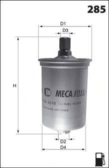 Топливный фильтр MECAFILTER ELE3570