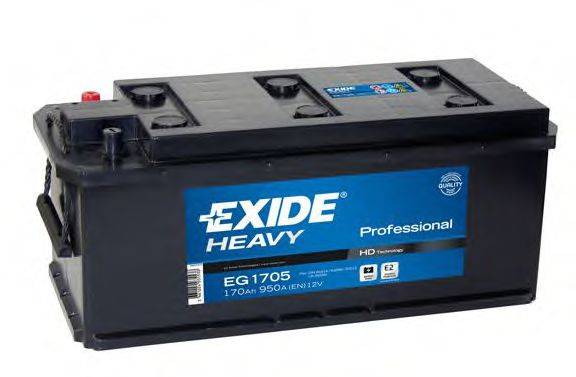 Стартерна акумуляторна батарея; Стартерна акумуляторна батарея EXIDE EG1705