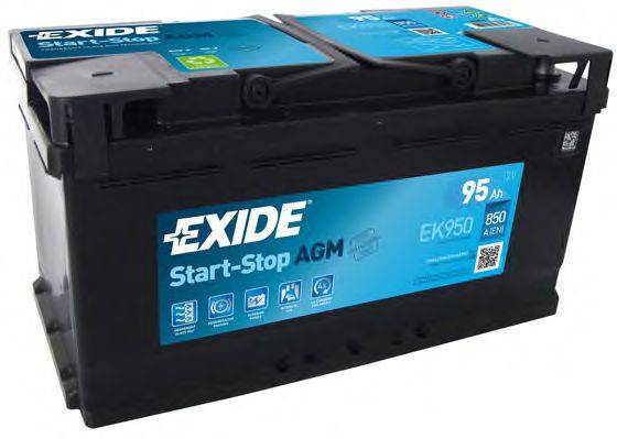 EXIDE EK950 Аккумулятор автомобильный (АКБ)