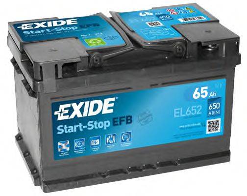 Стартерна акумуляторна батарея; Стартерна акумуляторна батарея EXIDE EL652