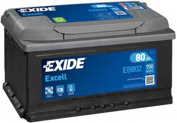 EXIDE EB802 Аккумулятор автомобильный (АКБ)