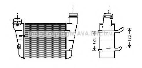 Інтеркулер AVA QUALITY COOLING AIA4221