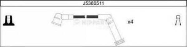 Комплект дротів запалення NIPPARTS J5380511