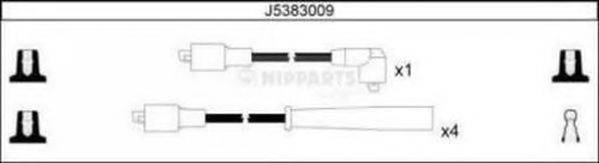 Комплект дротів запалення NIPPARTS J5383009