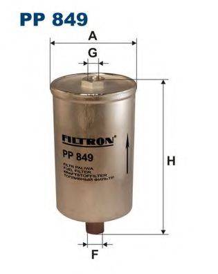 Паливний фільтр FILTRON PP849