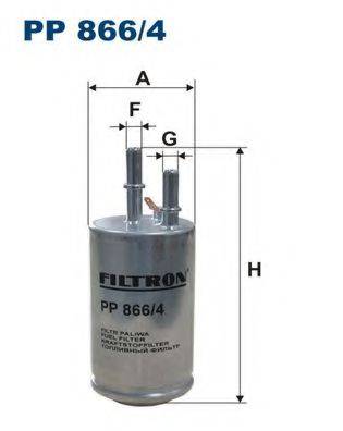 Топливный фильтр FILTRON PP866/4