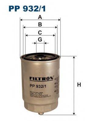 Топливный фильтр FILTRON PP932/1