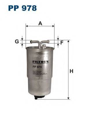 Топливный фильтр FILTRON PP978