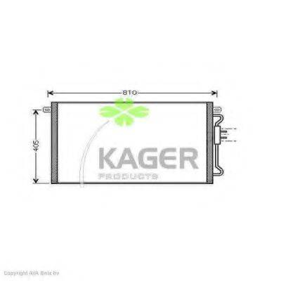 KAGER 945077 Конденсатор кондиционера