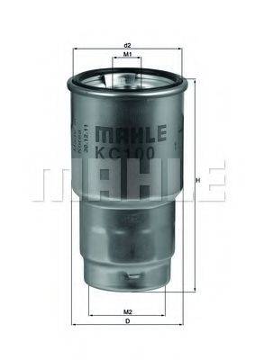 Топливный фильтр MAHLE ORIGINAL KC 100D