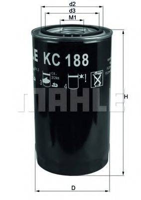 Топливный фильтр MAHLE ORIGINAL KC 188