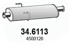 Середній глушник вихлопних газів ASSO 34.6113