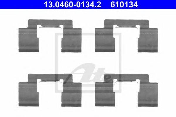 Комплектующие, колодки дискового тормоза ATE 13.0460-0134.2