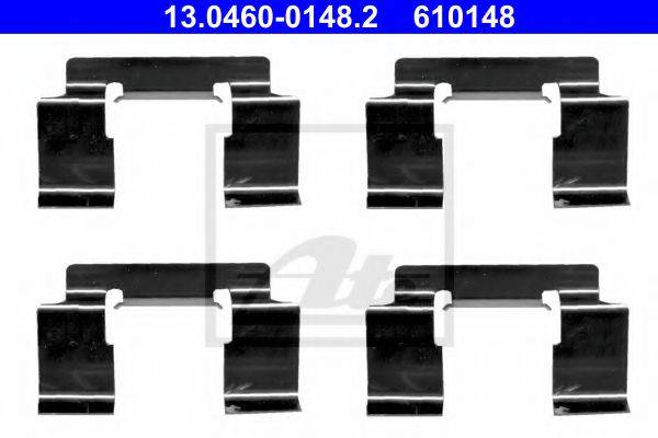 Комплектующие, колодки дискового тормоза ATE 13.0460-0148.2