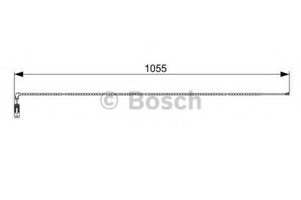 Датчик износа тормозных колодок BOSCH 1 987 473 001