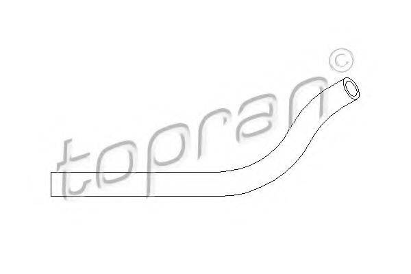 Шланг вентиляции картера TOPRAN 100 985