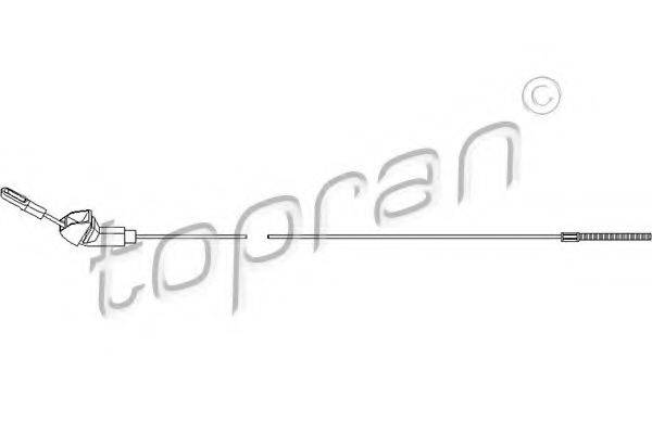 Трос, стоянкова гальмівна система TOPRAN 200 871