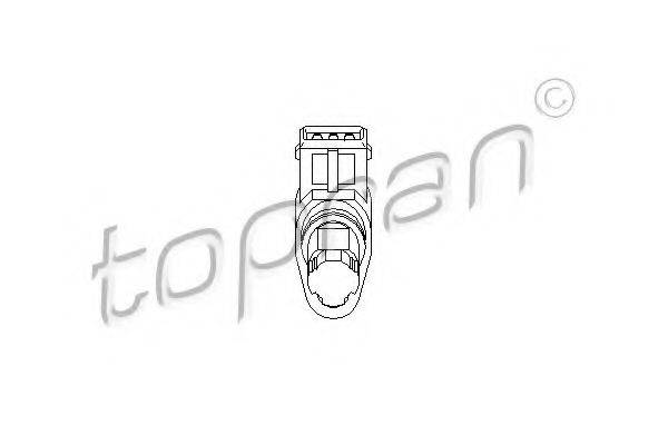 TOPRAN 207504 Датчик частоти обертання, керування двигуном
