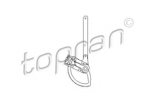 Підйомний пристрій для вікон TOPRAN 401 669