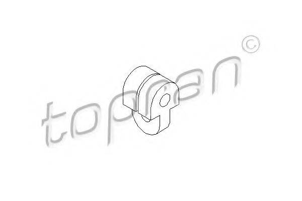 TOPRAN 700616 Кронштейн глушителя