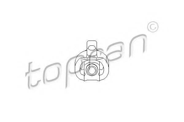 Кронштейн глушителя TOPRAN 700 618