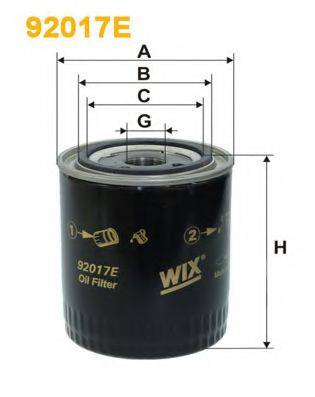Масляний фільтр WIX FILTERS 92017E