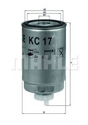 Топливный фильтр KNECHT KC 17D