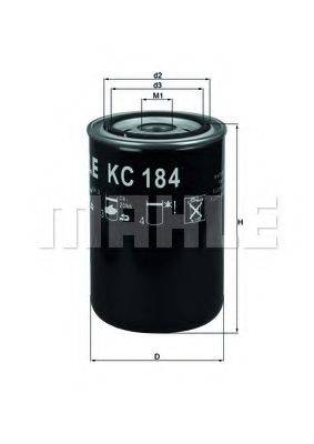 Топливный фильтр KNECHT KC 184