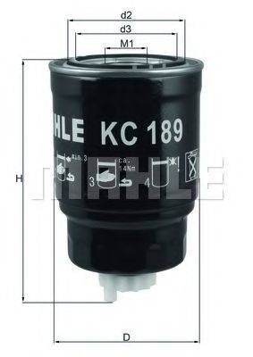 Топливный фильтр KNECHT KC 189