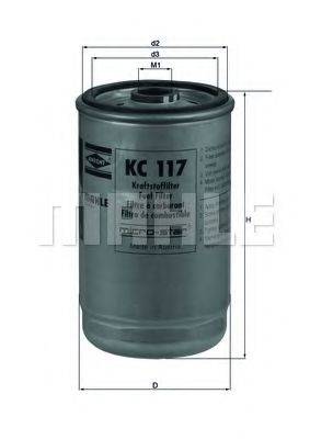 Топливный фильтр KNECHT KC 117