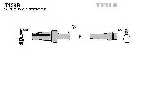 Комплект проводов зажигания TESLA T159B