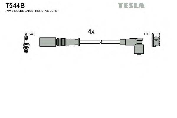 Комплект проводов зажигания TESLA T544B
