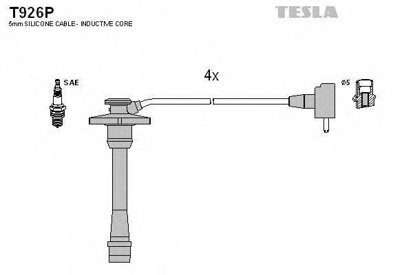 TESLA T926P Комплект проводов зажигания
