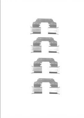 Комплектующие, колодки дискового тормоза TEXTAR 82079100