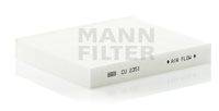 Фильтр салона MANN-FILTER CU 2351