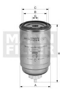 Паливний фільтр MANN-FILTER WK 965 x