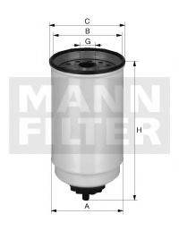 Топливный фильтр MANN-FILTER WK 10 017 x