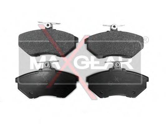 Комплект гальмівних колодок, дискове гальмо MAXGEAR 19-0504